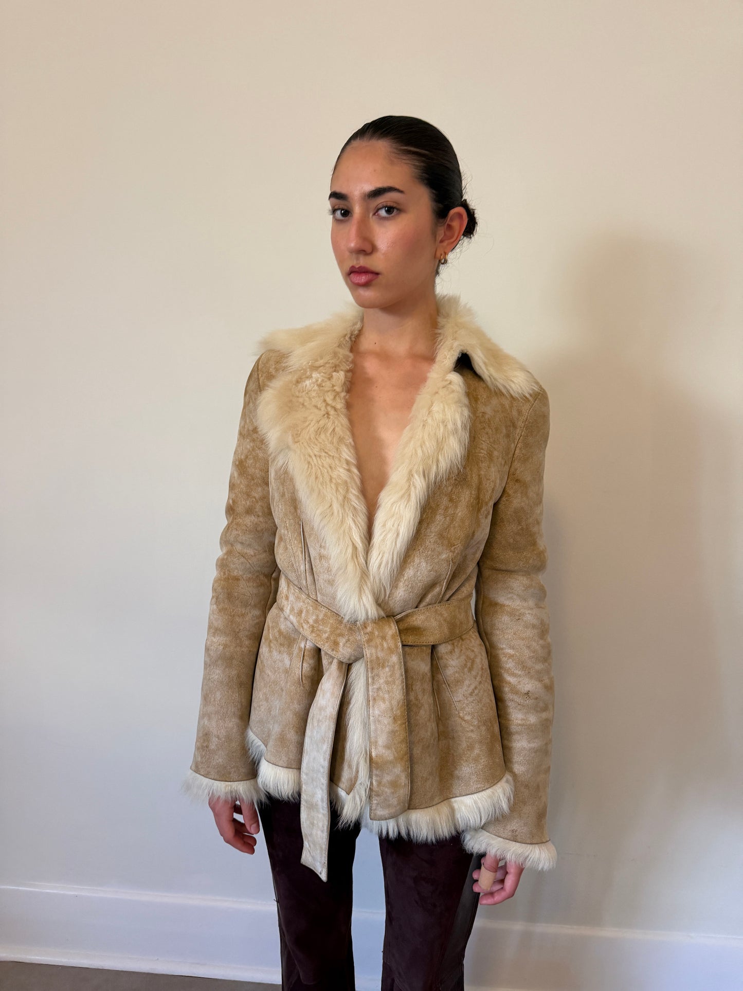 (rare) gucci fall winter 2002 by tom ford shearling jacket