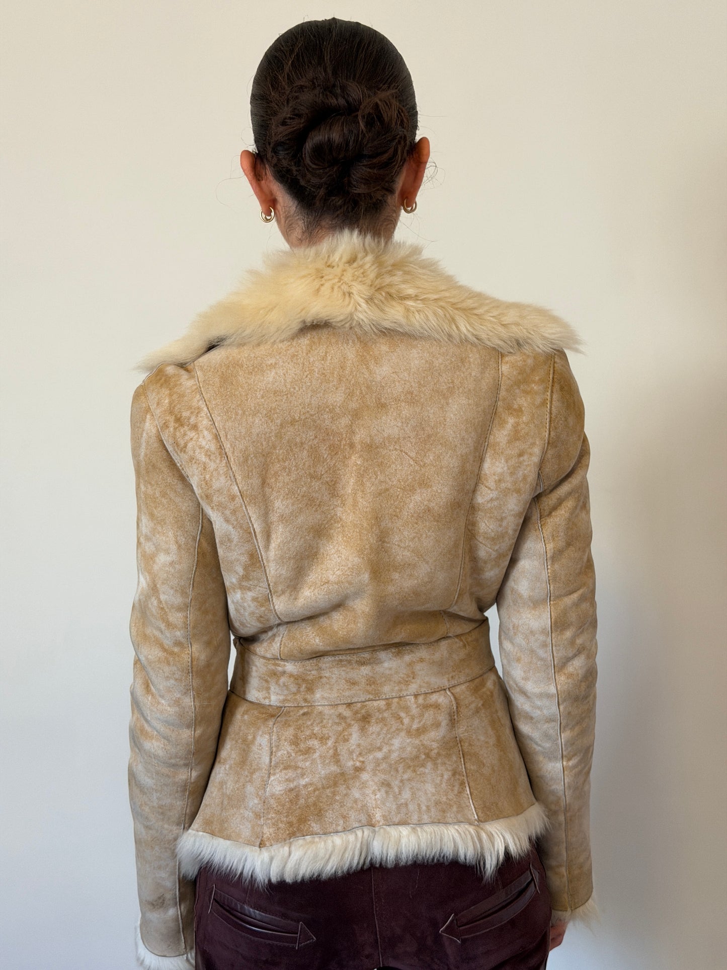 (rare) gucci fall winter 2002 by tom ford shearling jacket