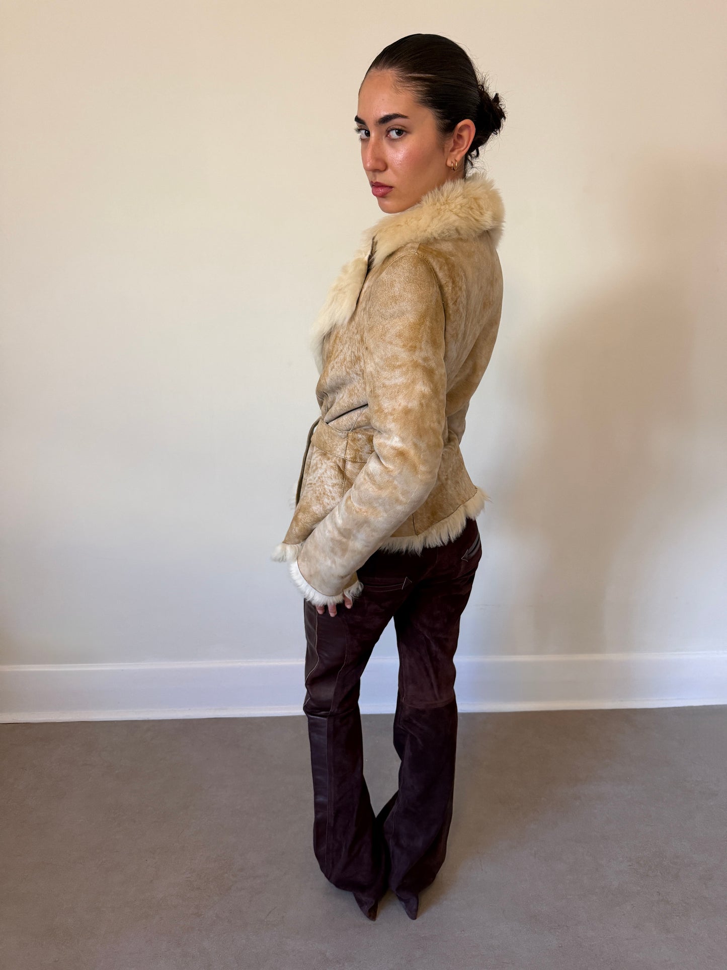 (rare) gucci fall winter 2002 by tom ford shearling jacket