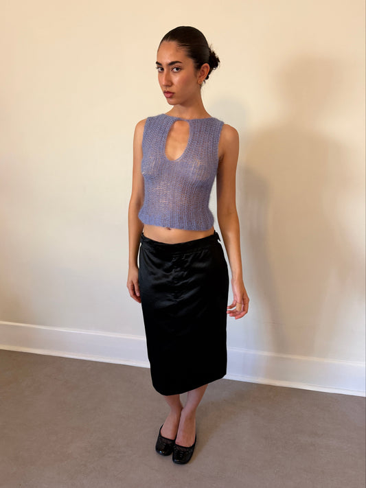 (rare) gucci fall winter 2001 by tom ford satin skirt