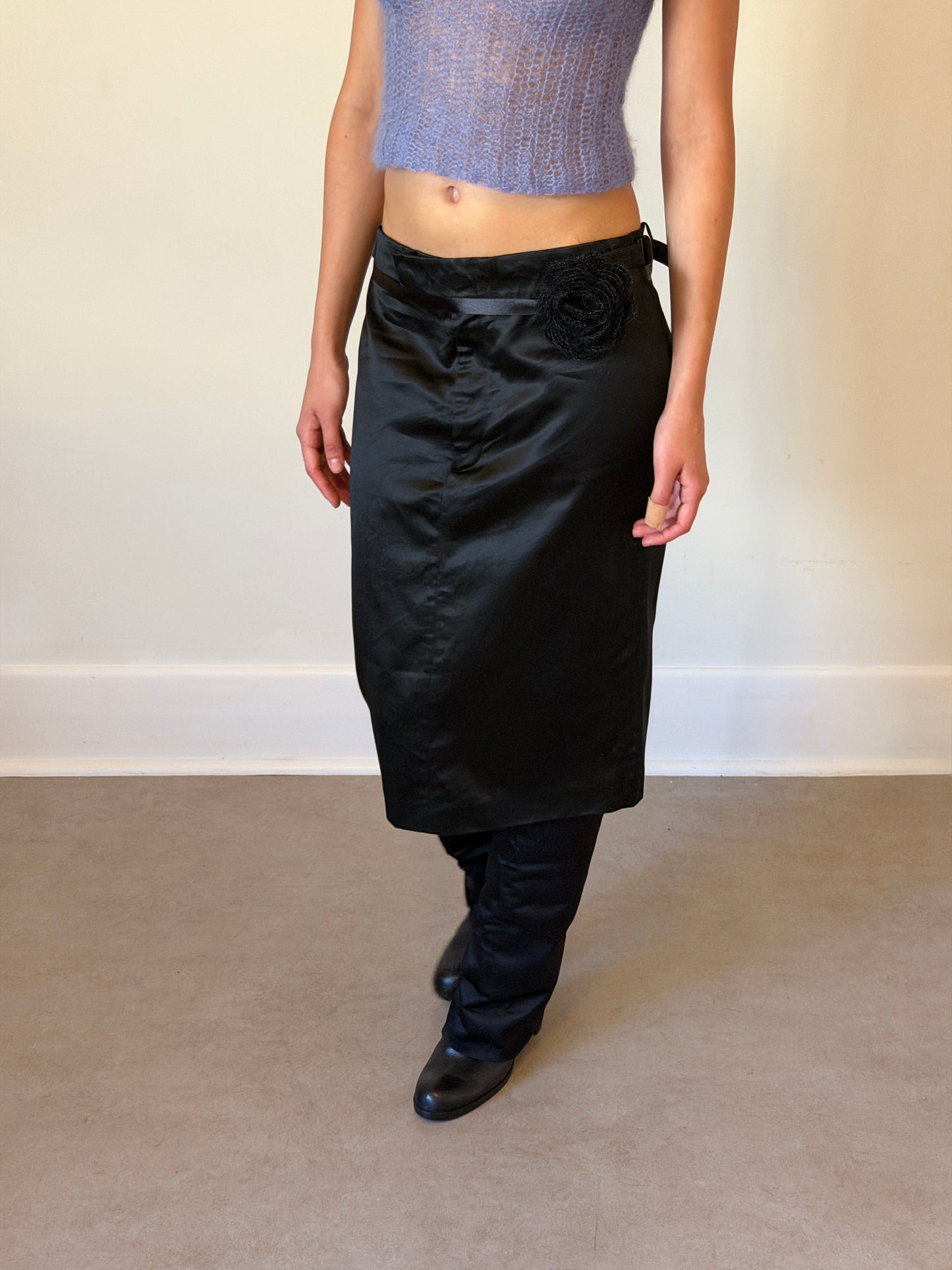 eina rosette belt (black)