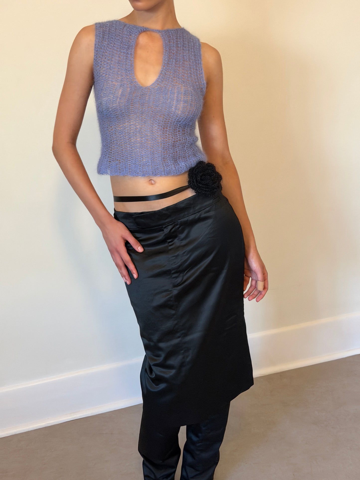 eina rosette belt (black)