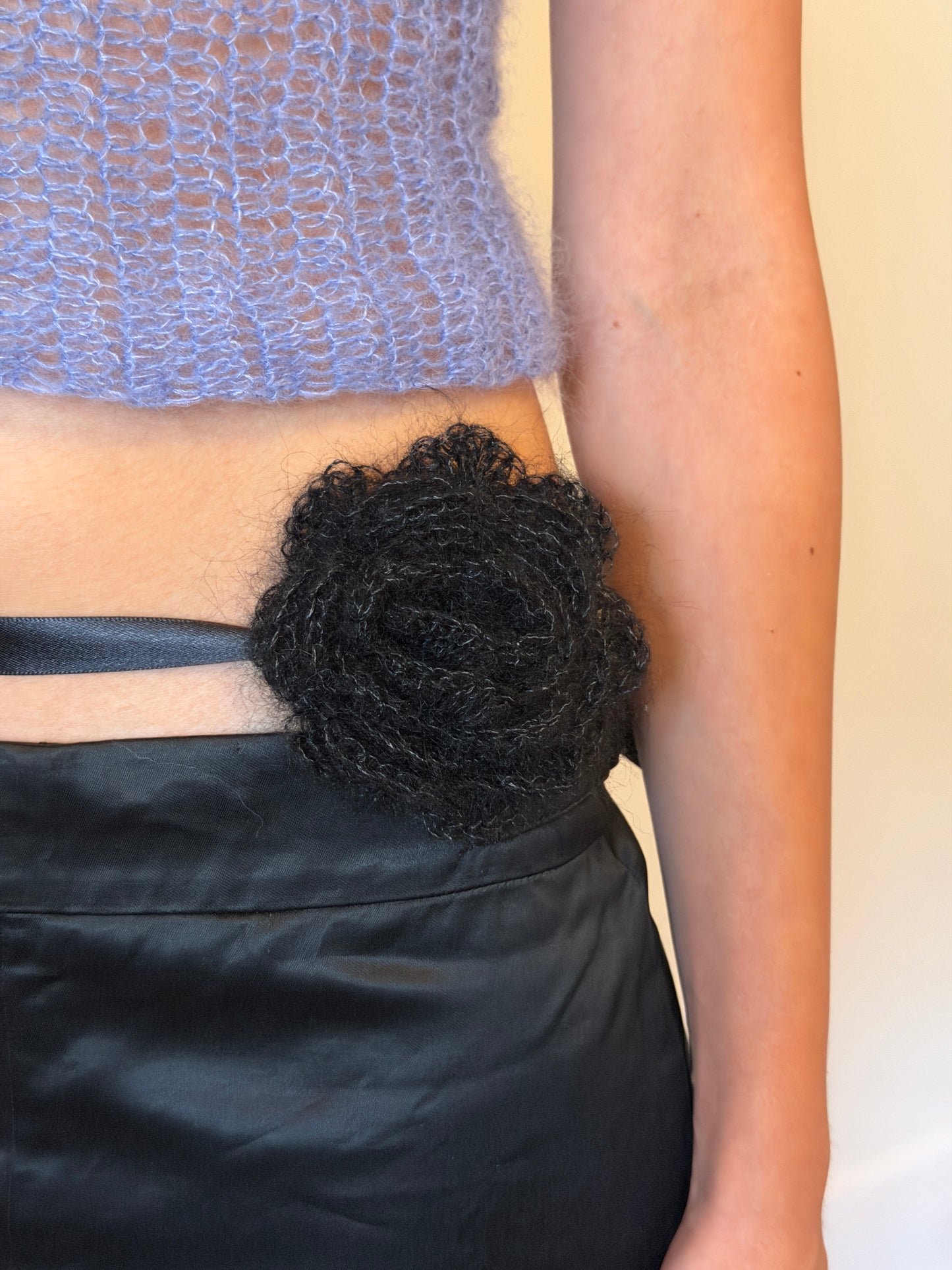 eina rosette belt (black)
