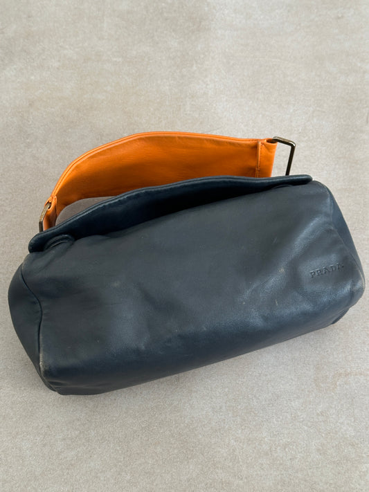 (rare) prada ss 2001 runway box bag