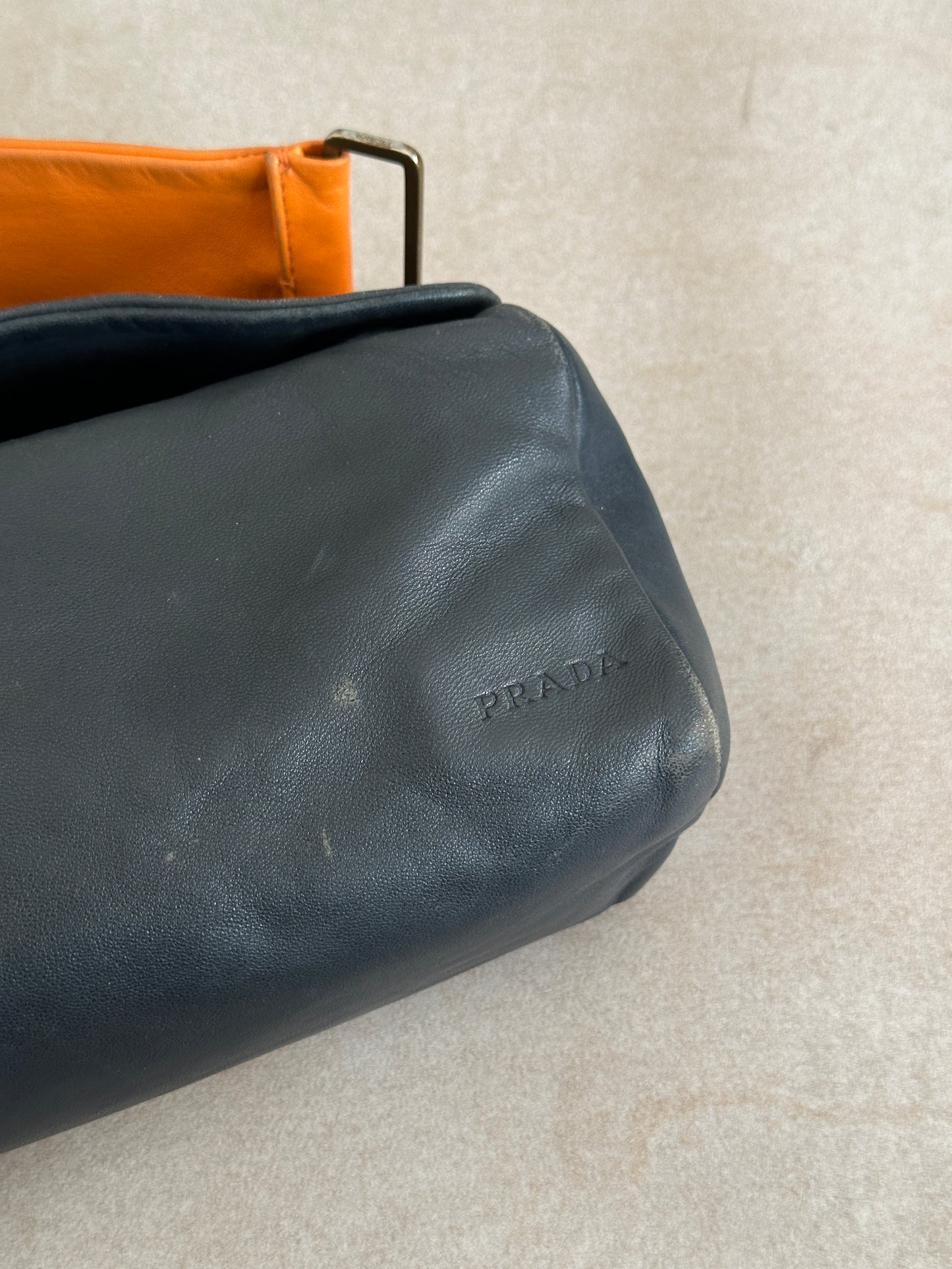 (rare) prada ss 2001 runway box bag