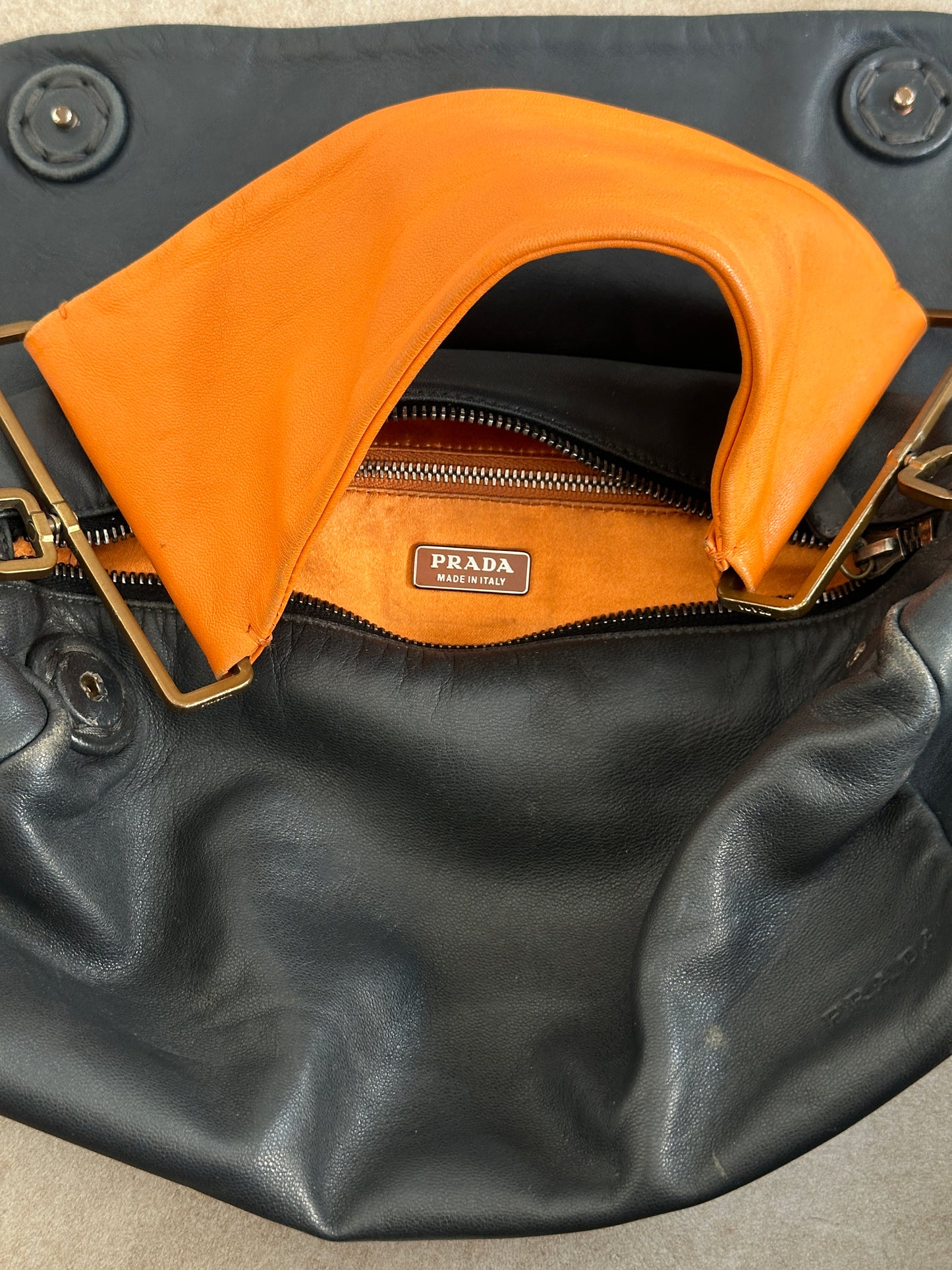 (rare) prada ss 2001 runway box bag