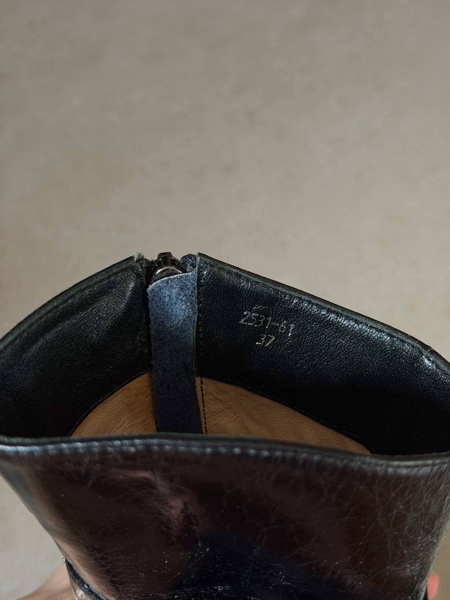 dior fall winter 2003 leather boots