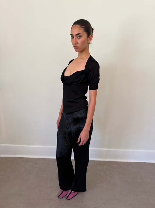 (permanent collection) gucci fw 1999 velour pants