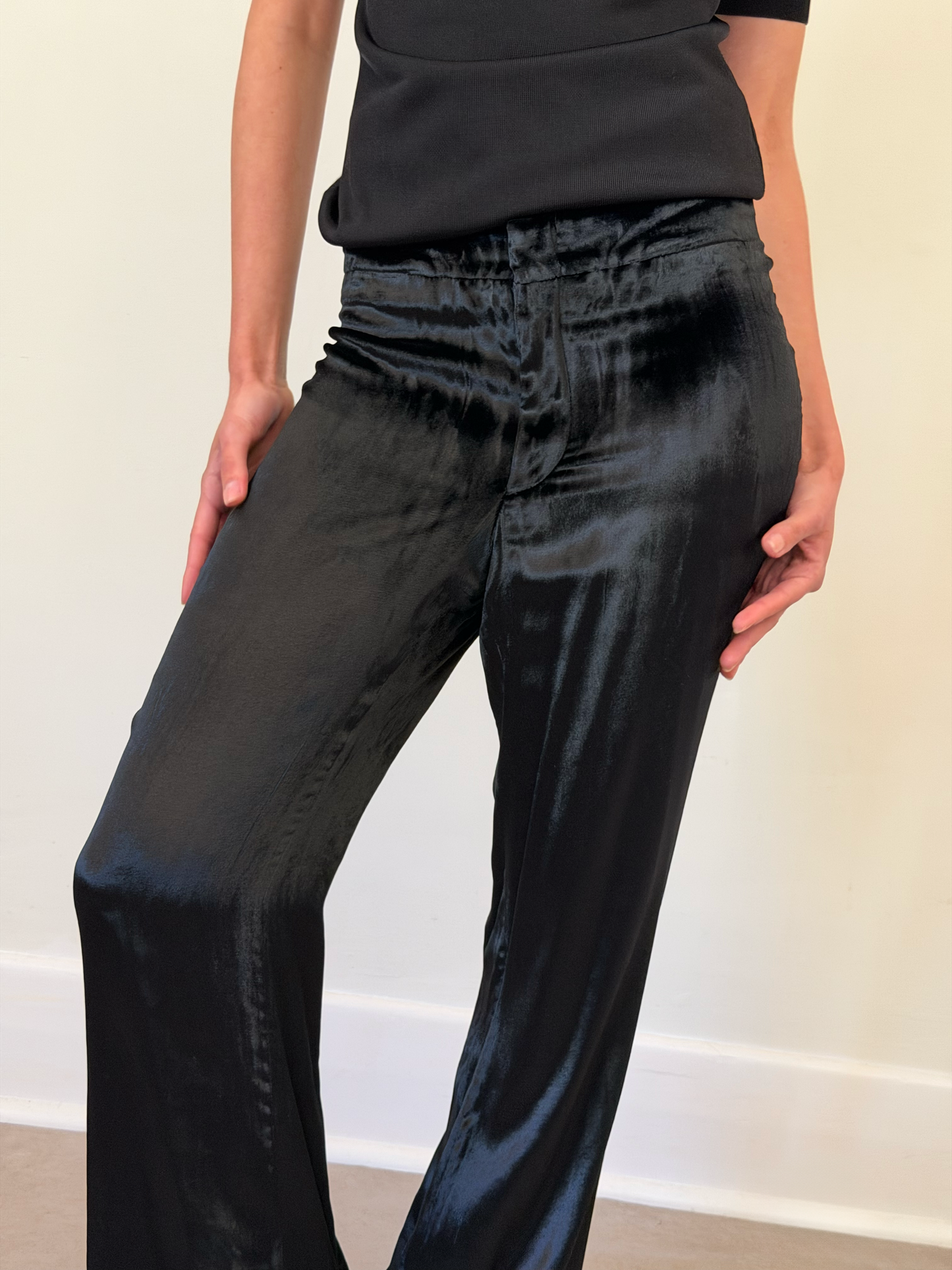 (permanent collection) gucci fw 1999 velour pants