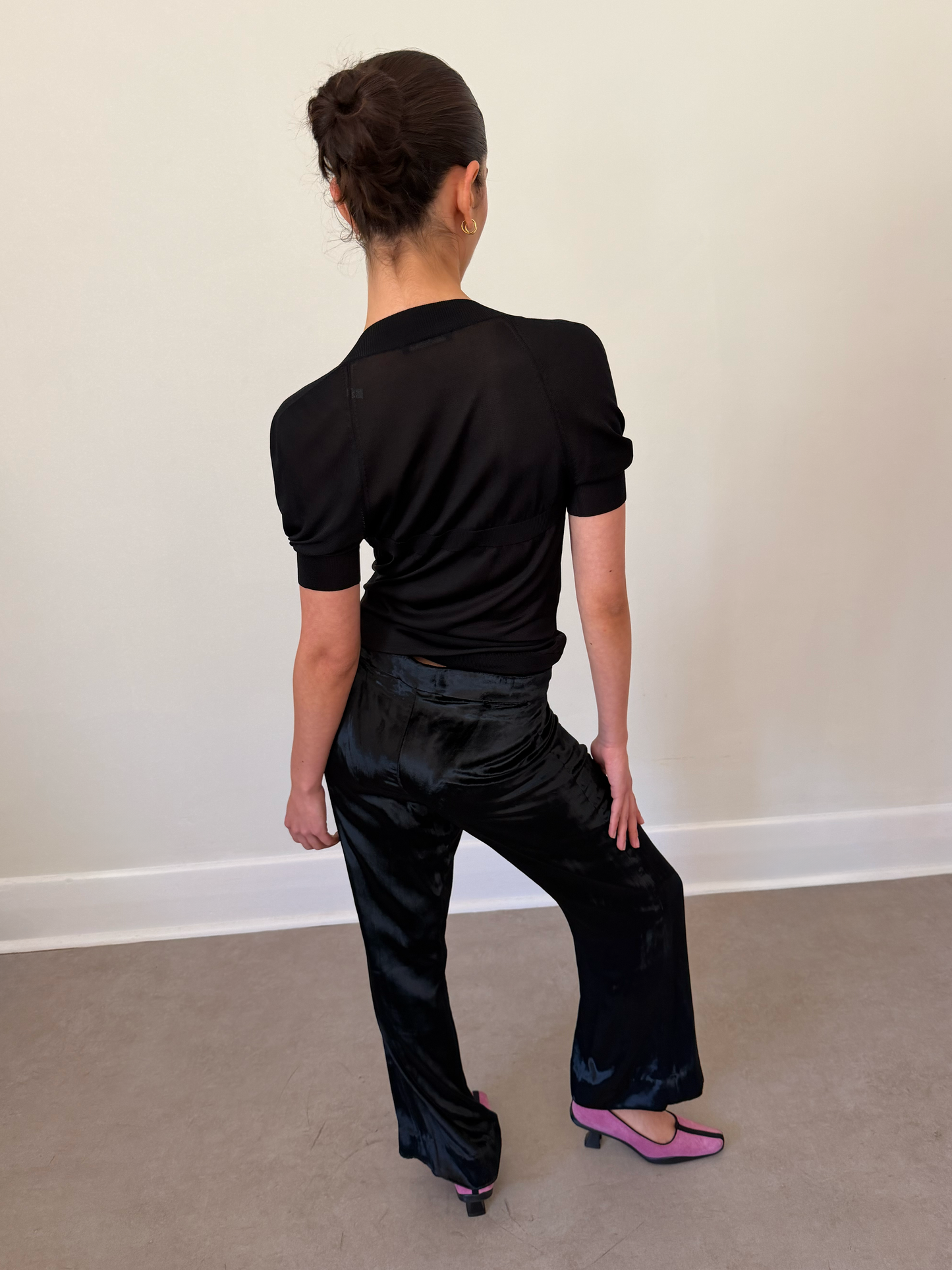 (permanent collection) gucci fw 1999 velour pants