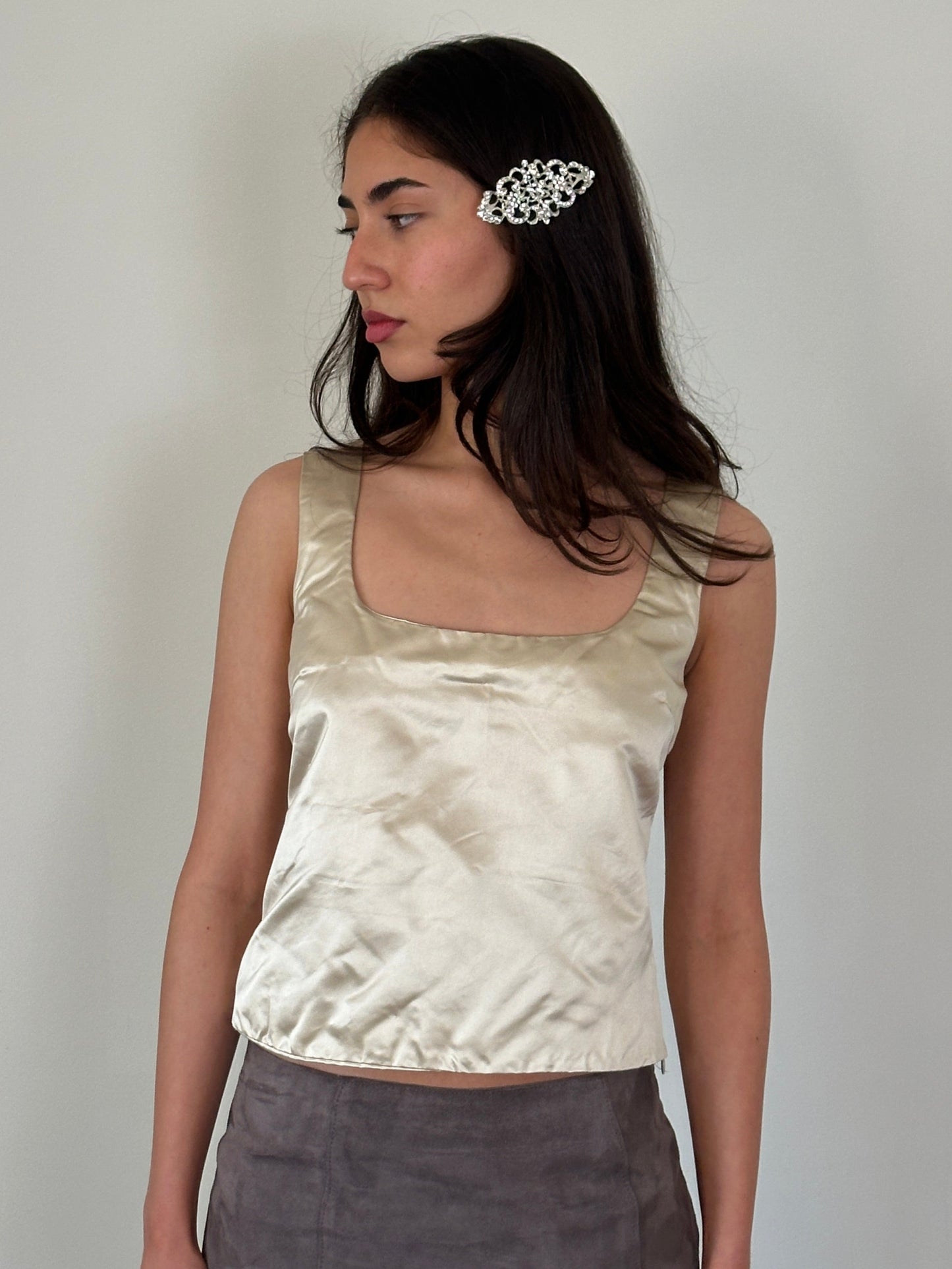 (rare) miu miu fw 1999 ivory bustier