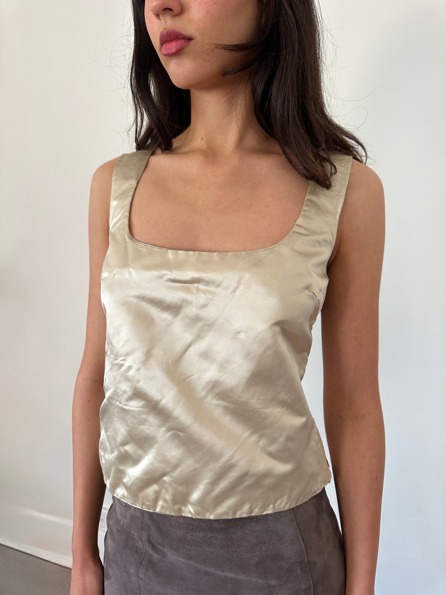 (rare) miu miu fw 1999 ivory bustier