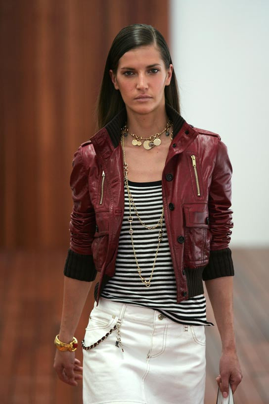 gucci cruise 2006 madonna leather cargo jacket