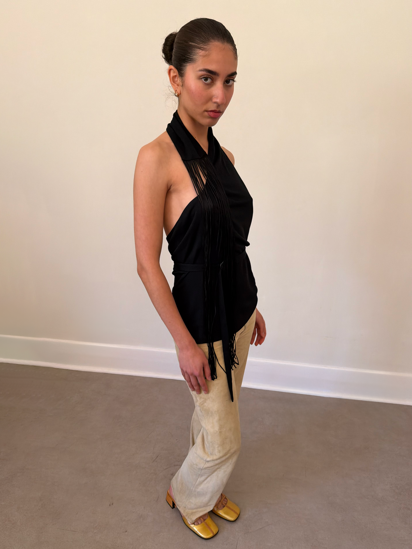 90s gucci by tom ford suede pants