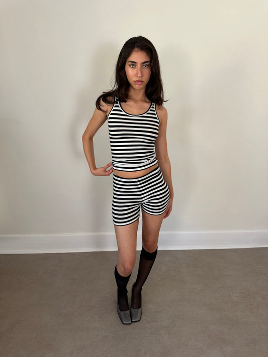 (early 2000s) junya watanabe comme des garçons striped set