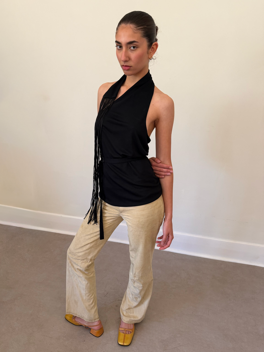 90s gucci by tom ford suede pants