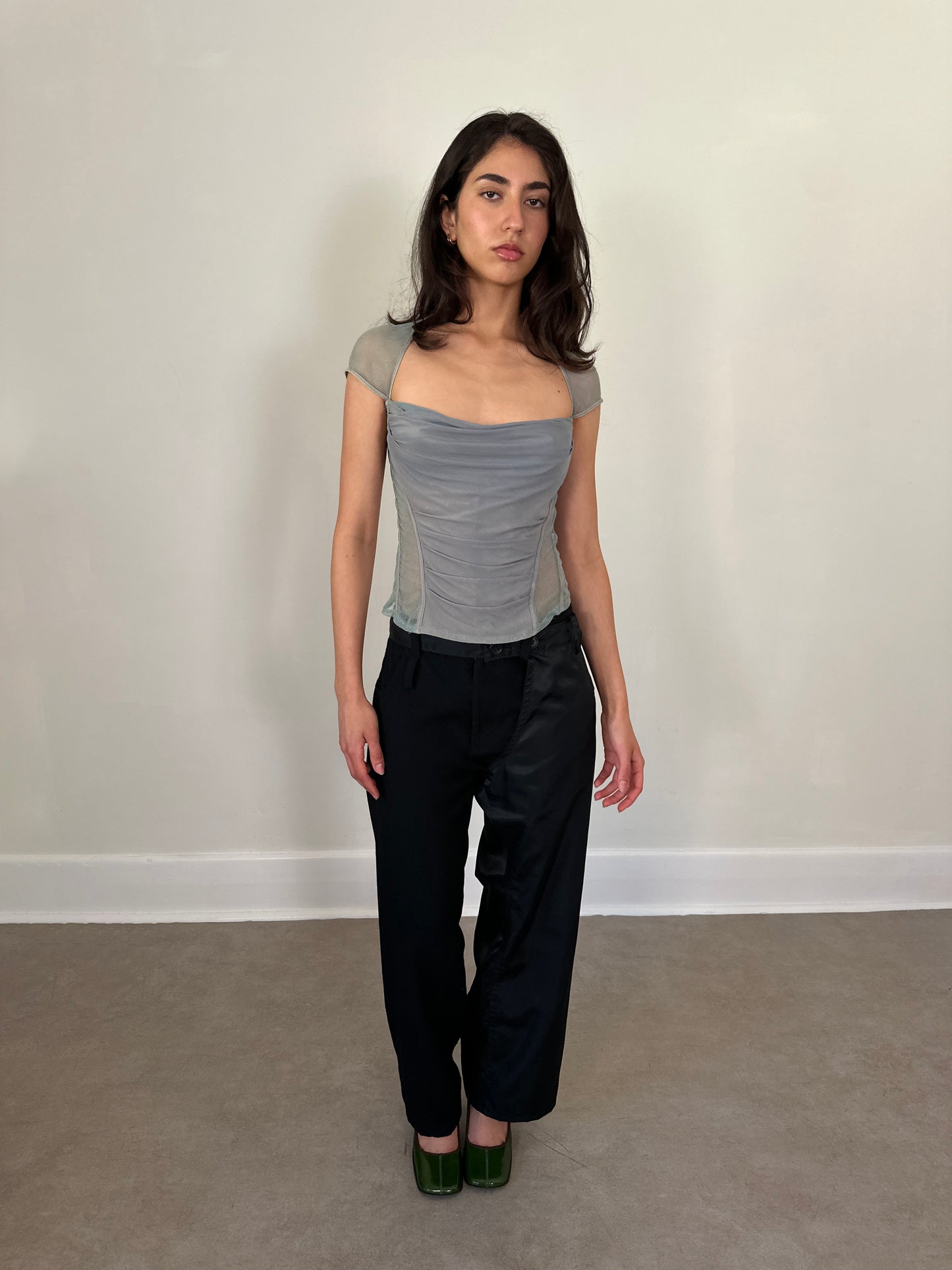 (rare) y’s yohji yamamoto asymmetric design trousers