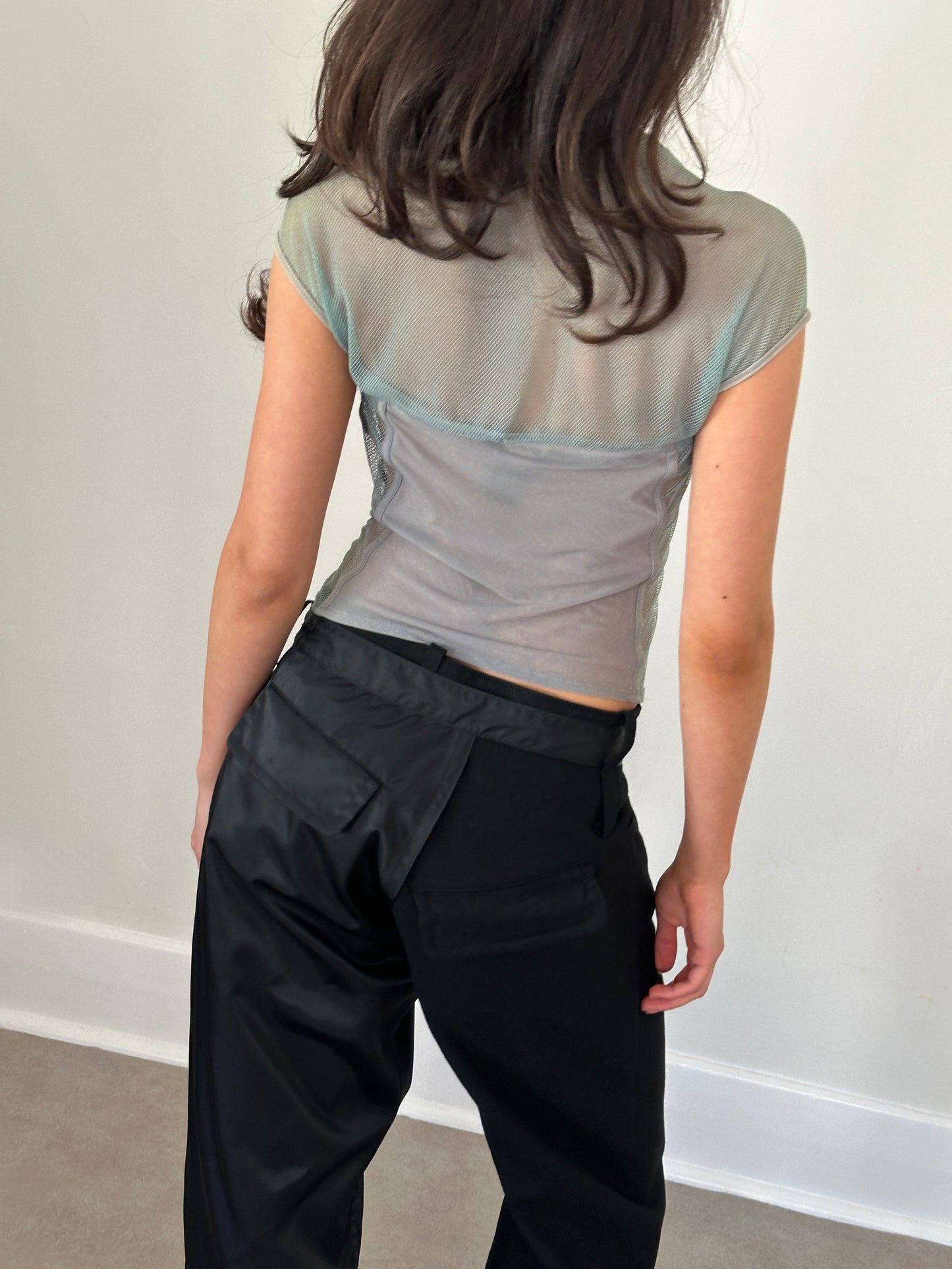 (rare) 90s donna karan ruched top