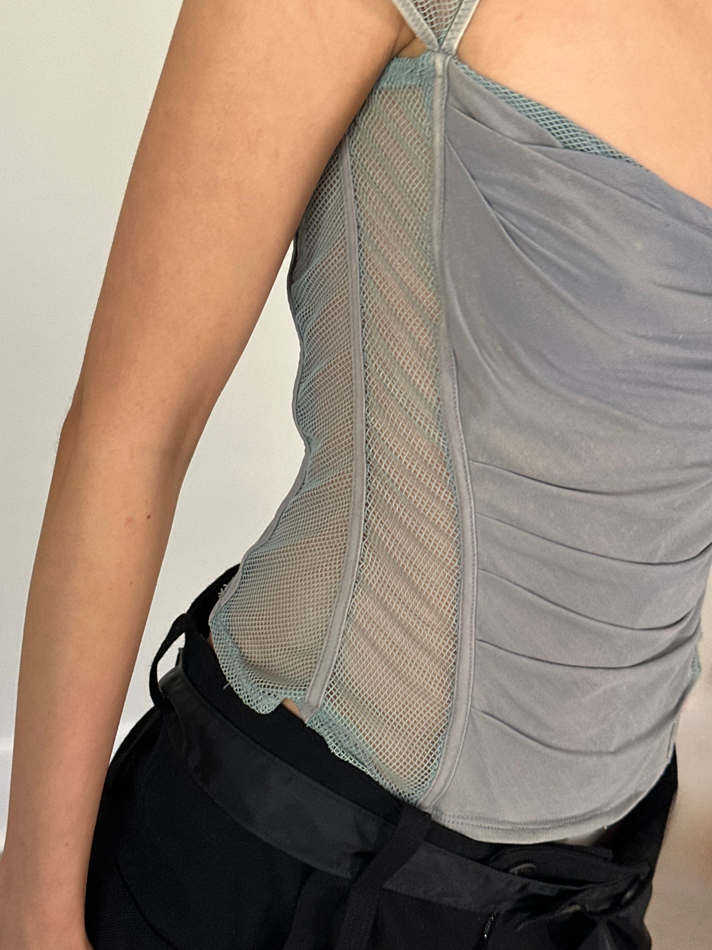 (rare) 90s donna karan ruched top