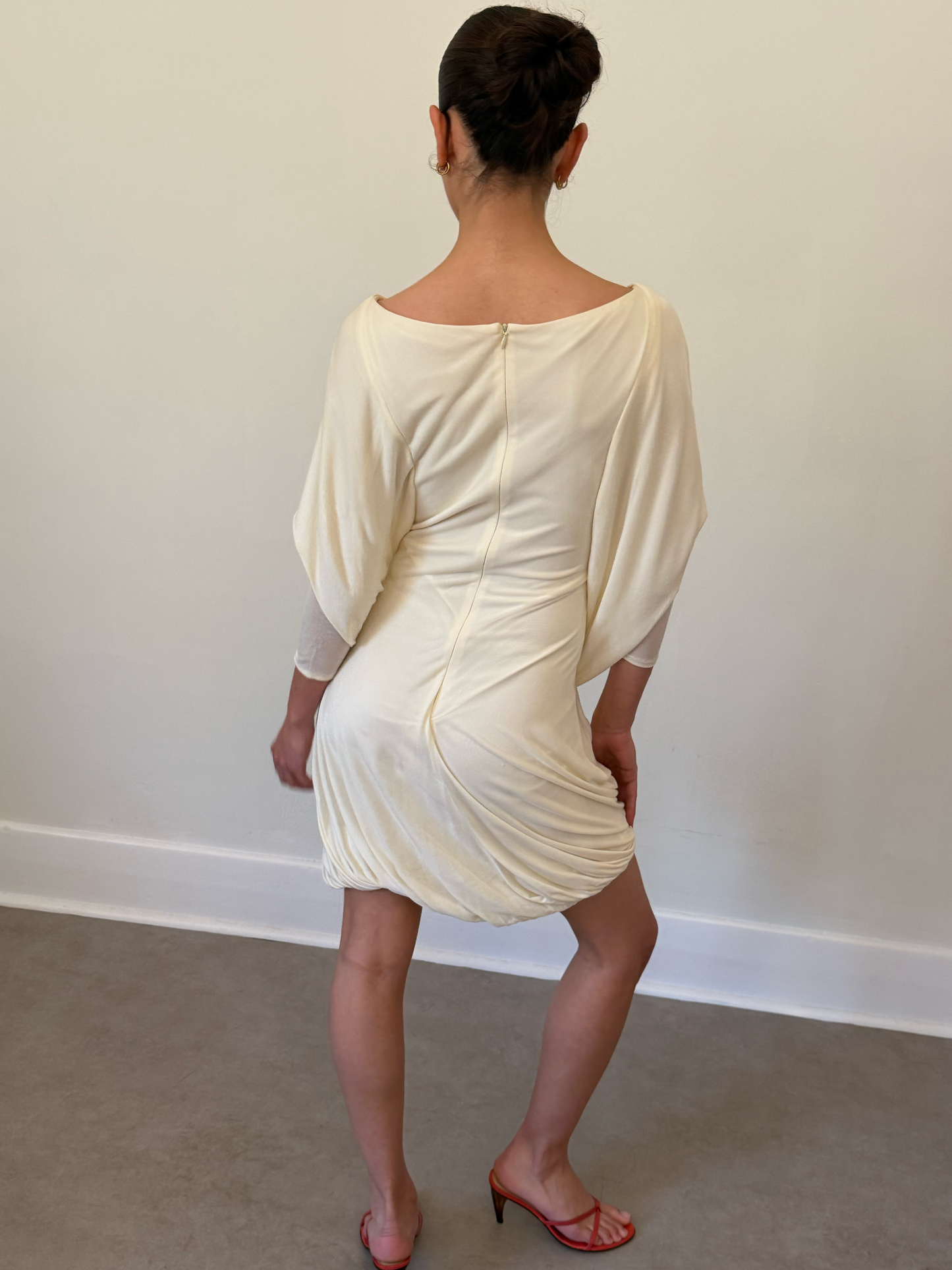 alexander mcqueen ss 2006 draped dress