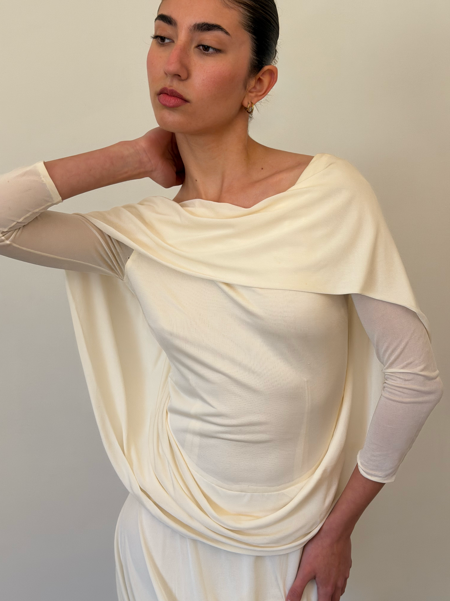 alexander mcqueen ss 2006 draped dress