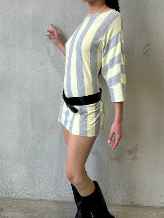 vintage t-shirt striped dress