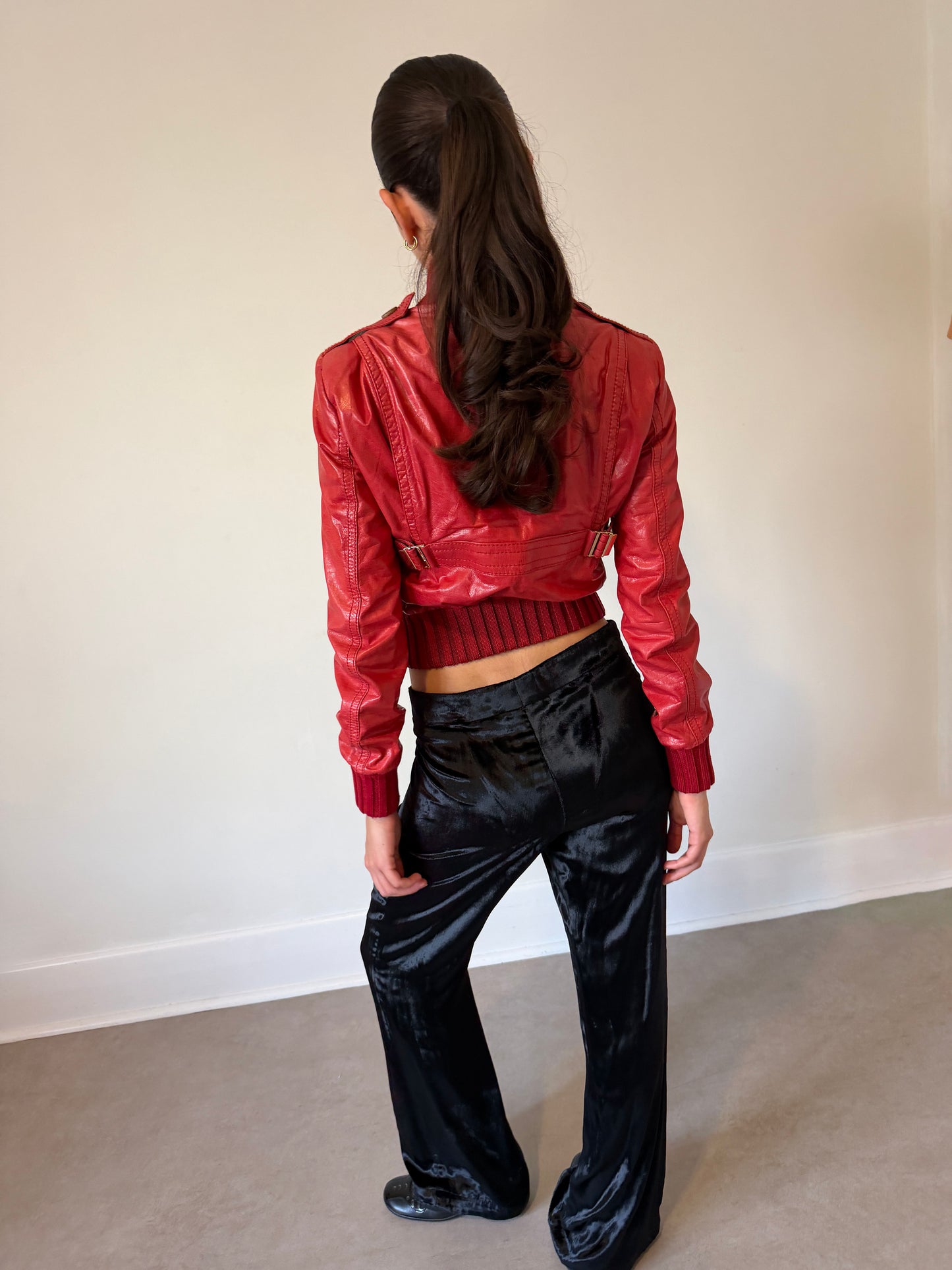 gucci cruise 2006 madonna leather cargo jacket