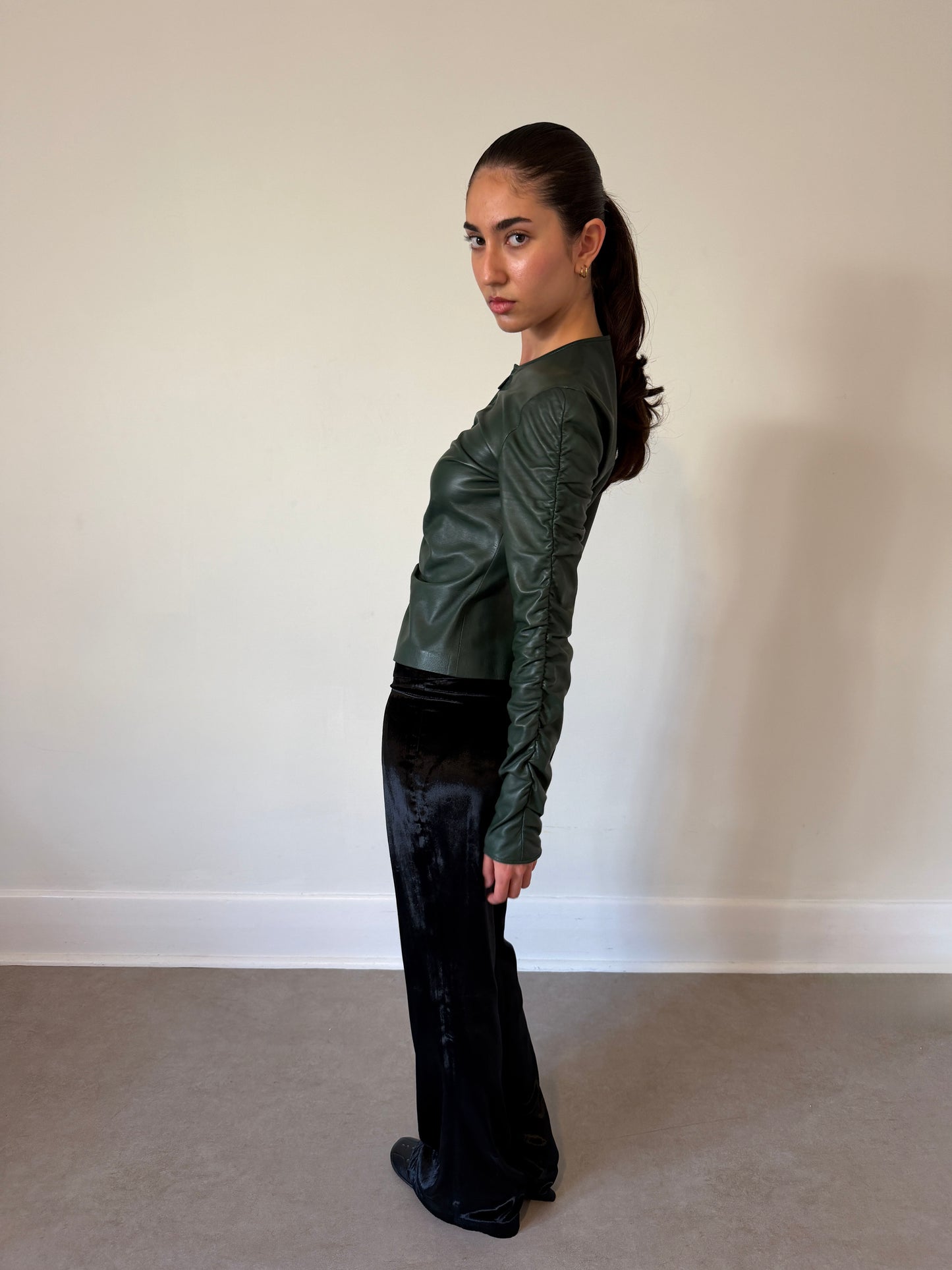 (rare) gucci fall winter 1999 leather jacket