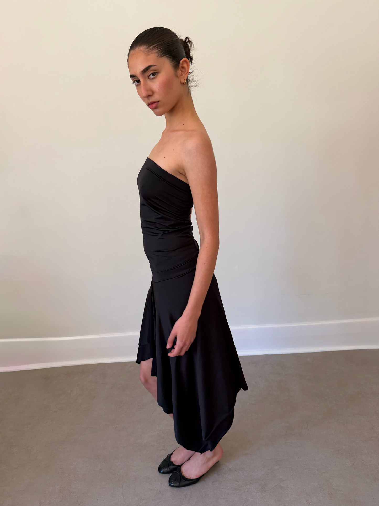 90s asymmetrical dress