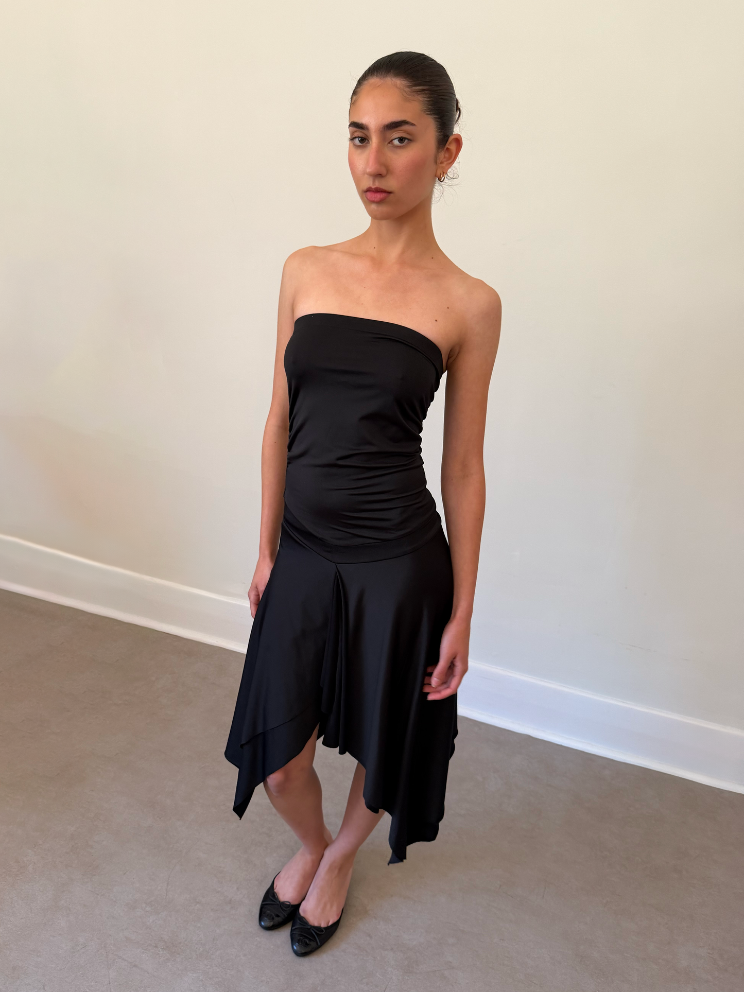 90s asymmetrical dress