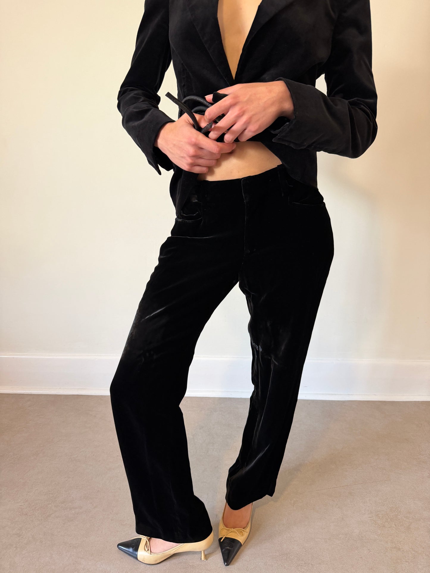 gucci fall 2004 velour pants