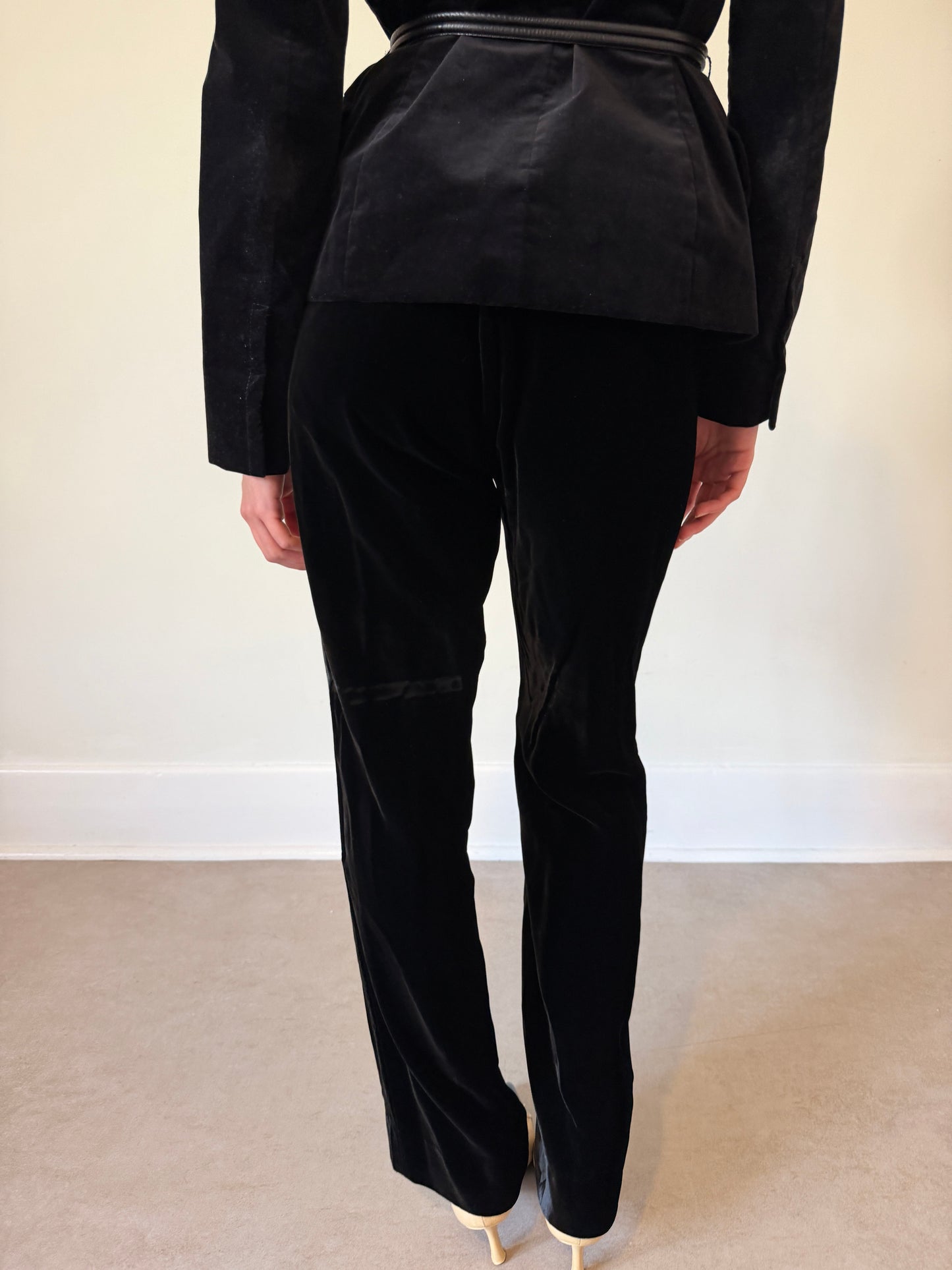 gucci fall 2004 velour pants