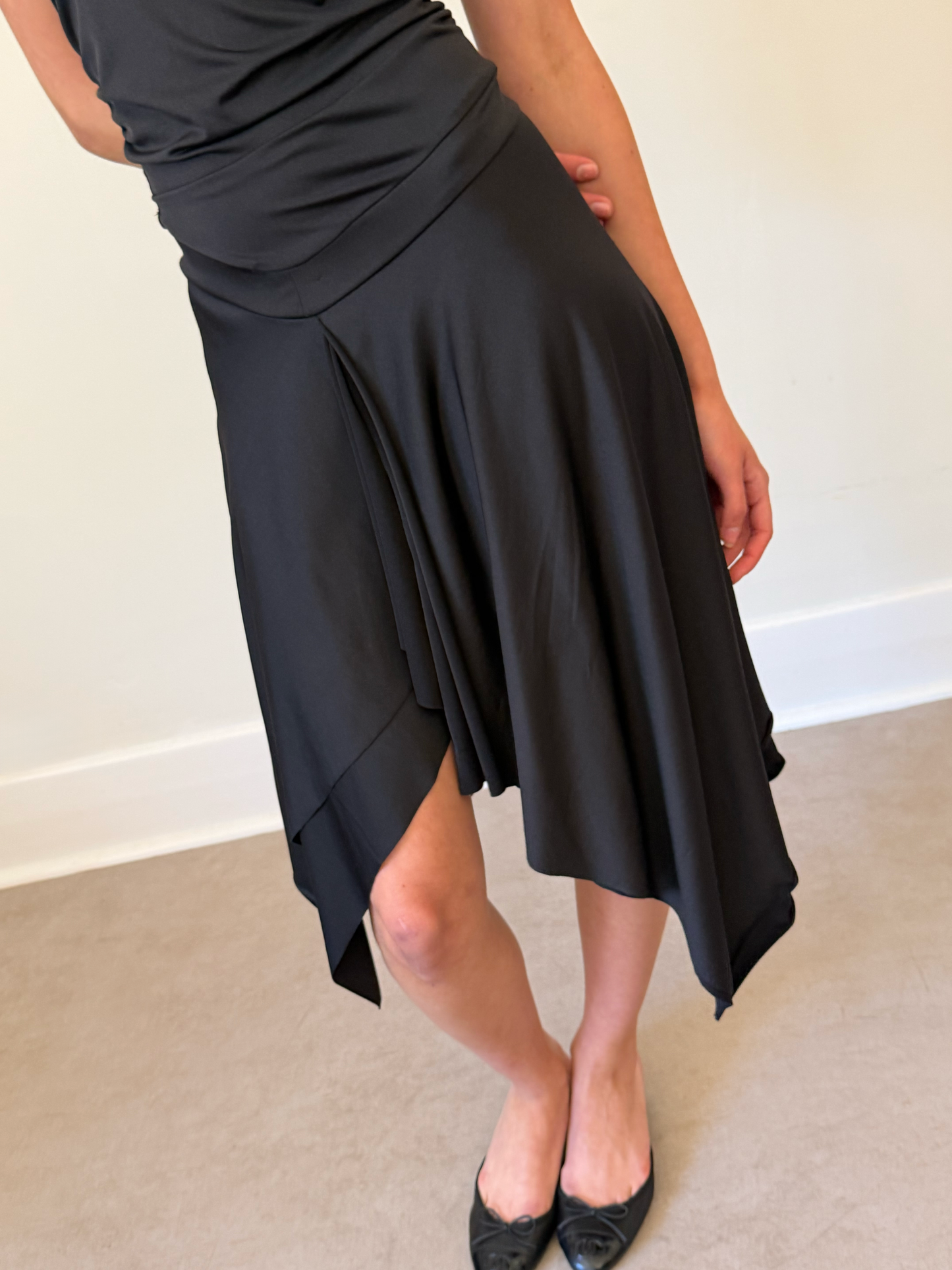 90s asymmetrical dress