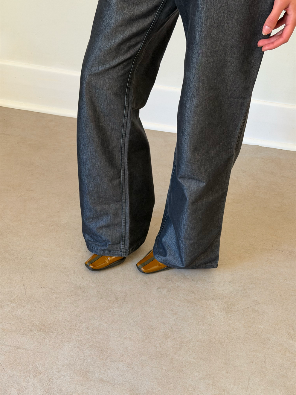 prada fw 1999 brown long boots