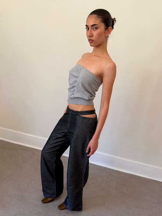90s gucci by tom ford cut out trousers