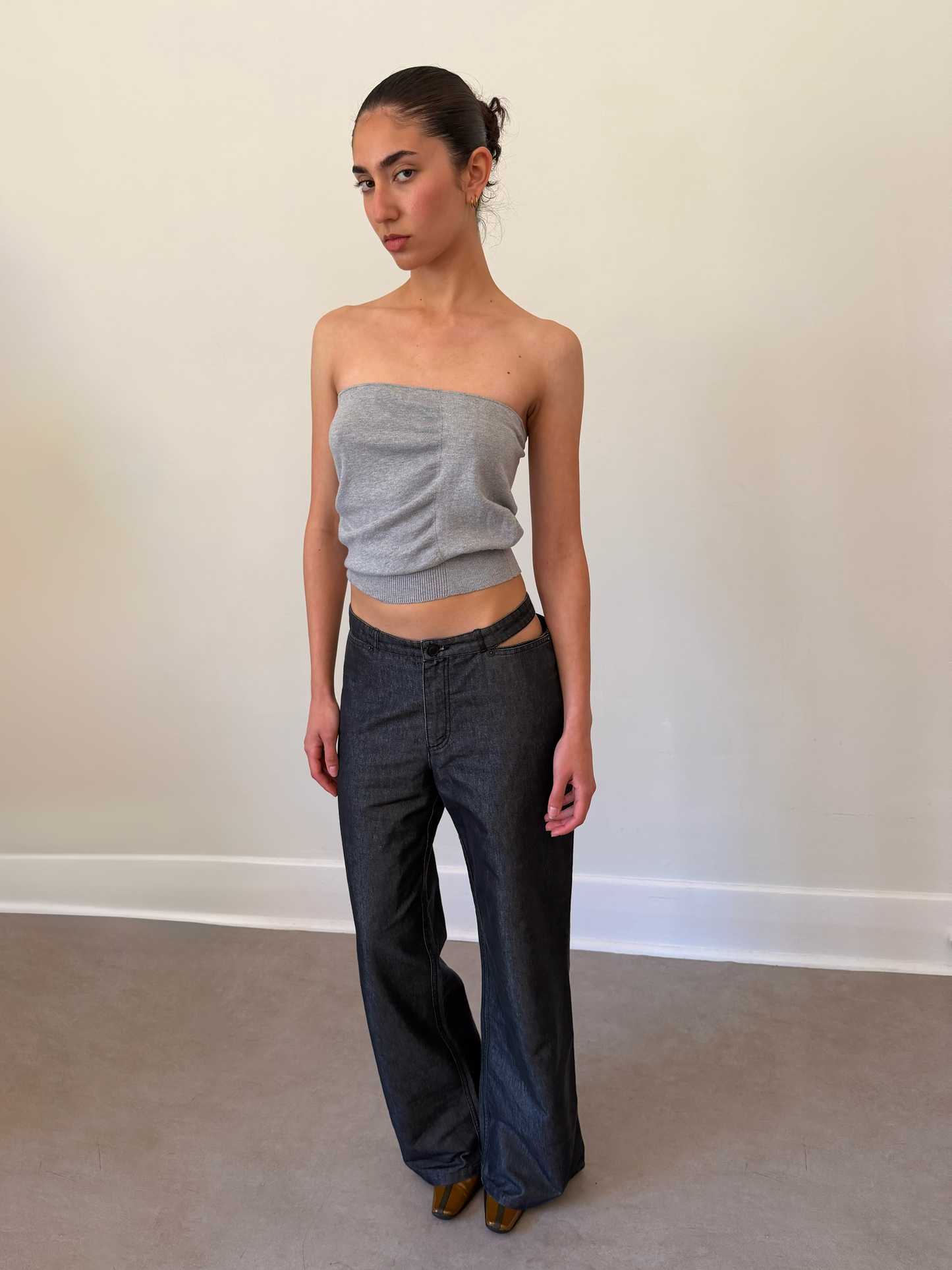 90s gucci by tom ford cut out trousers