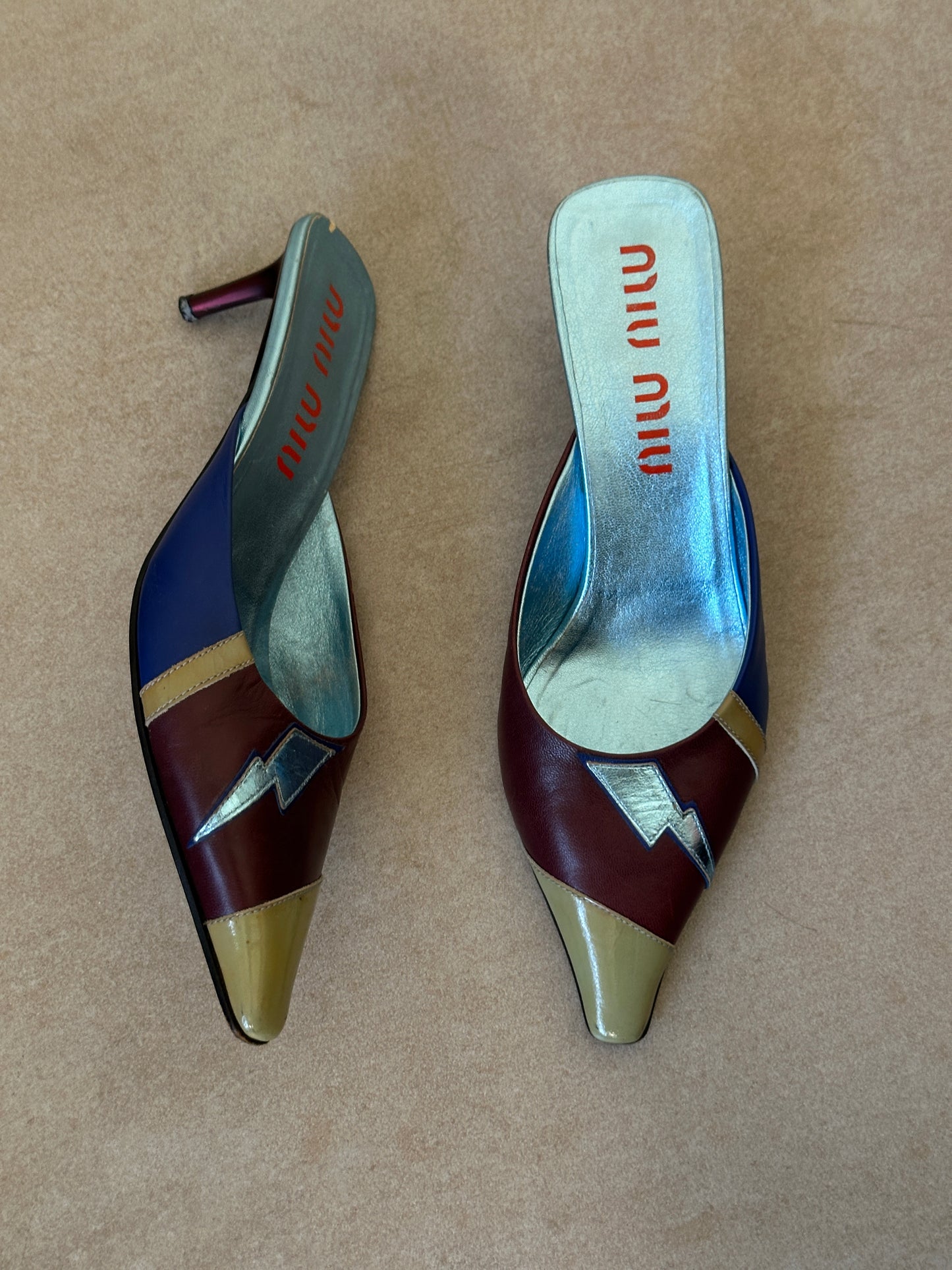miu miu ss 2000 lightning heels