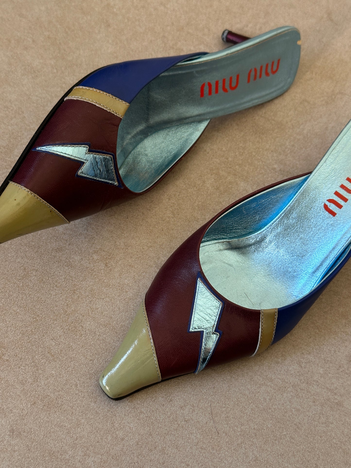 miu miu ss 2000 lightning heels