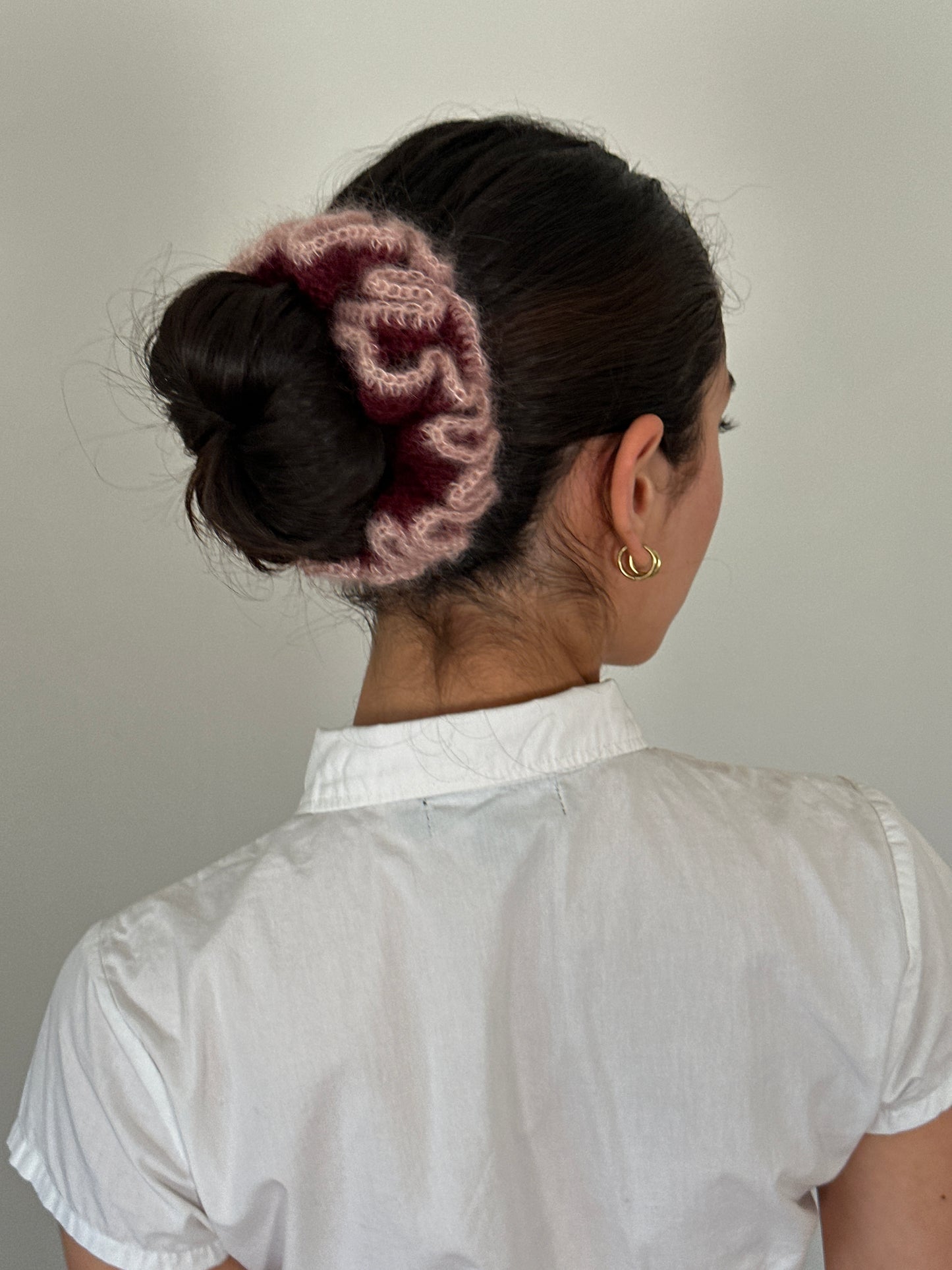 eina scrunchie (merlot)