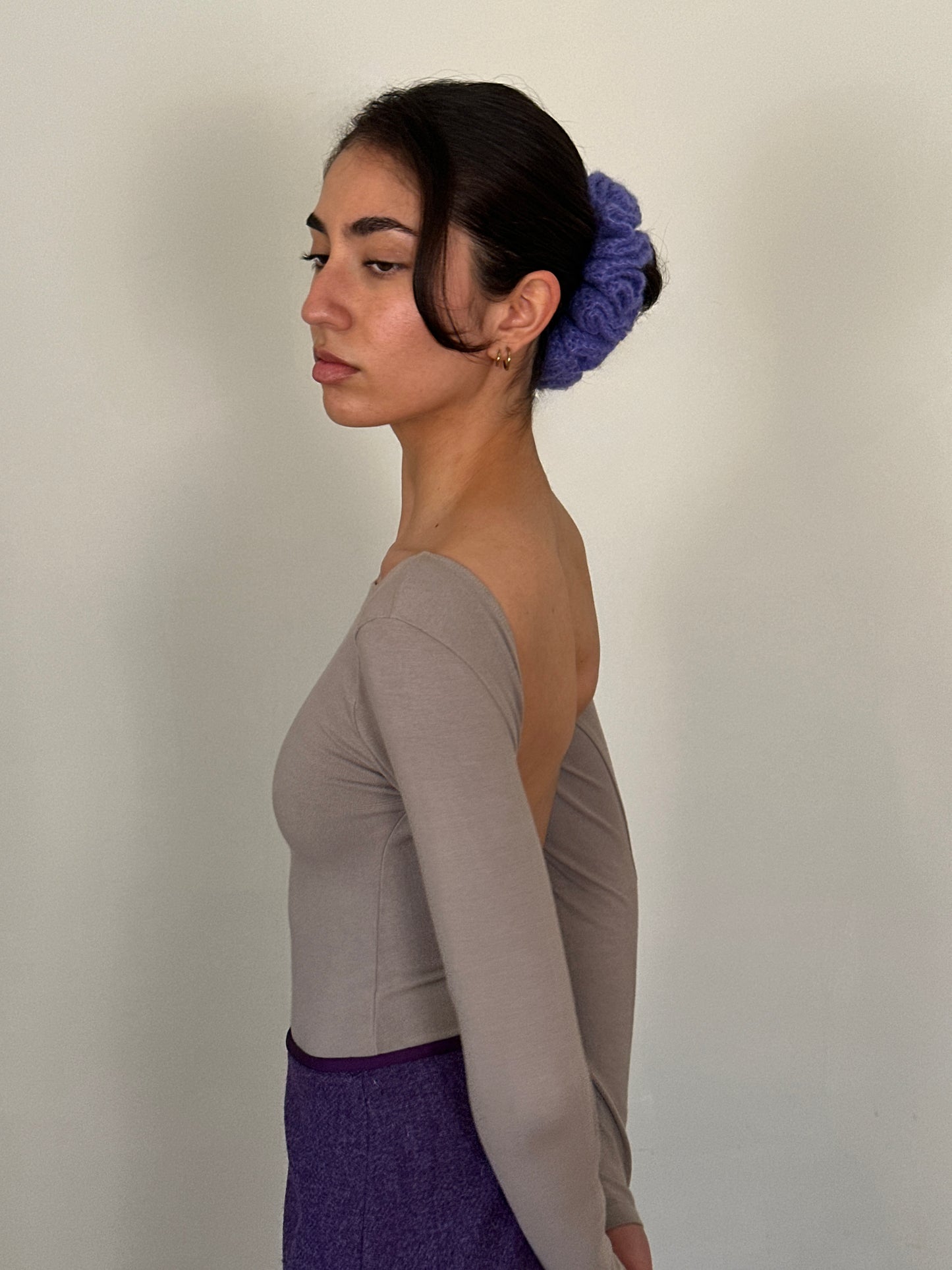 eina scrunchie (indigo)