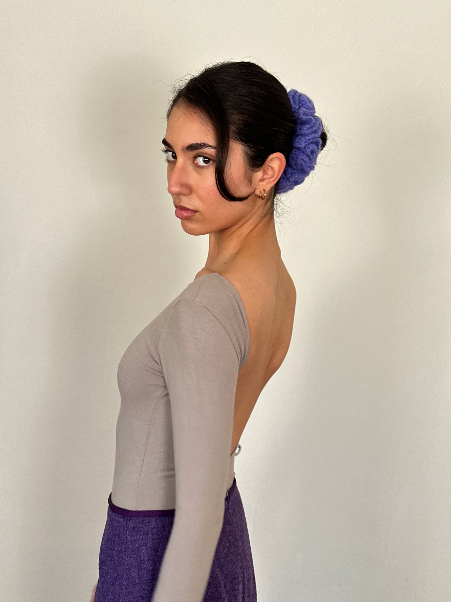 eina scrunchie (indigo)