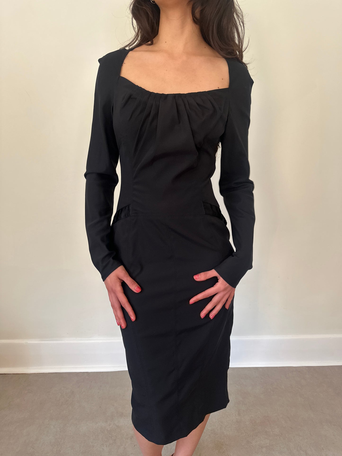 (rare) gucci by tom ford f/w 2003 runway dress