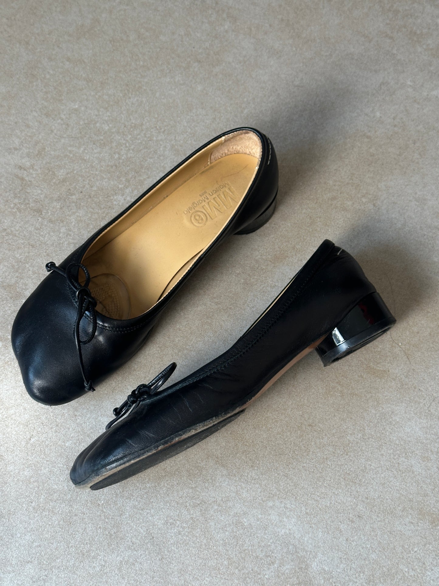 mm6 maison margiela ballet heels