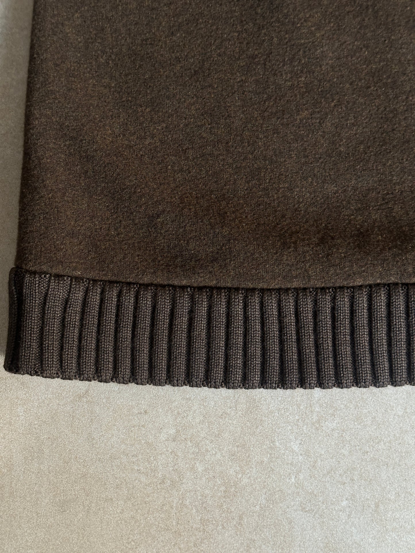 (rare) miu miu fw 1999 brown wool skirt