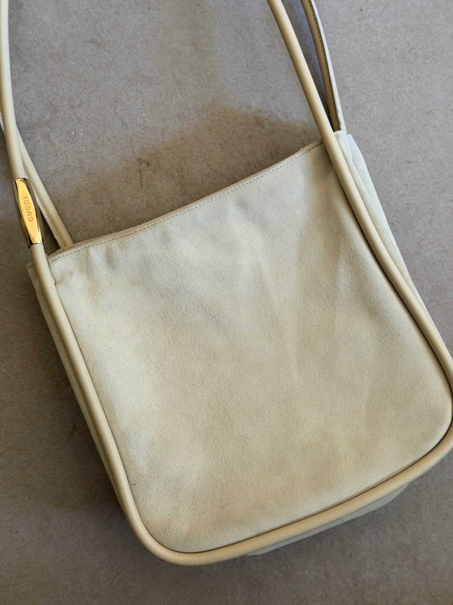 gucci fall 1997 suede bag
