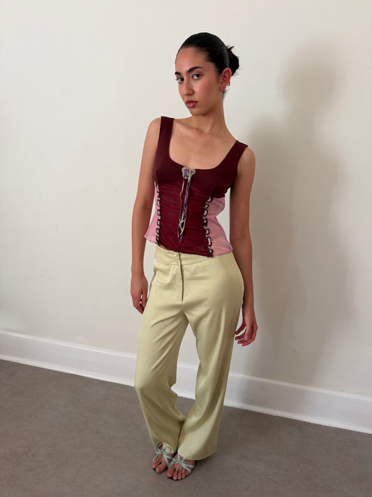 (permanent collection) miu miu fall 1999 butterfly top