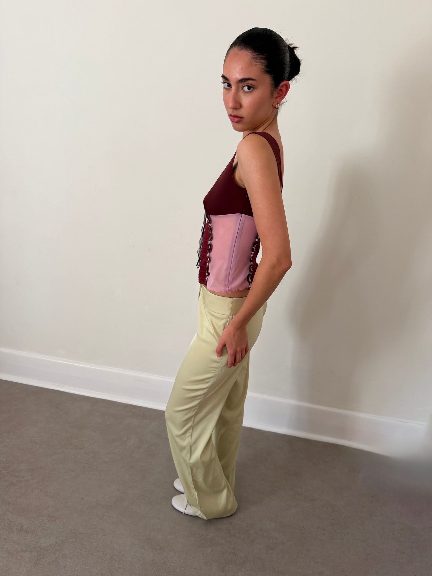 (permanent collection) miu miu fall 1999 butterfly top