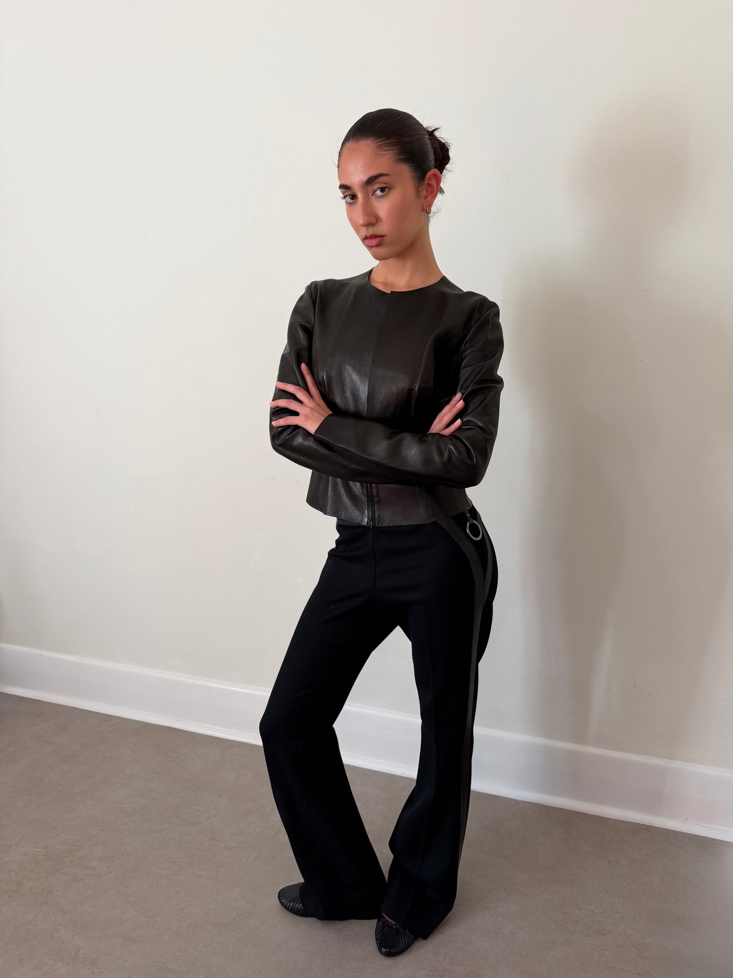 (rare) gucci fall 1997 leather jacket