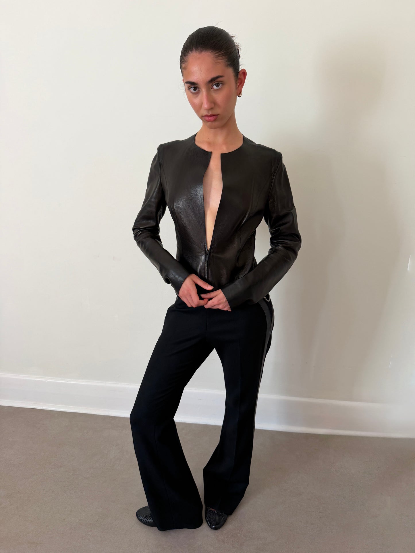 (rare) gucci fall 1997 leather jacket
