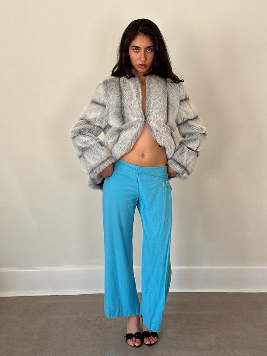 90s emporio armani side-zip pants